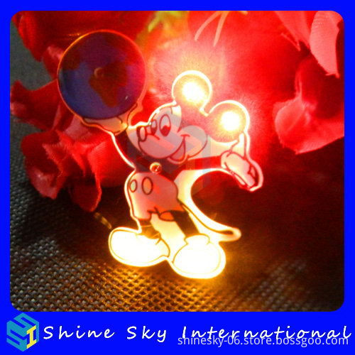 Durable Promotional Led Custom Made Pin